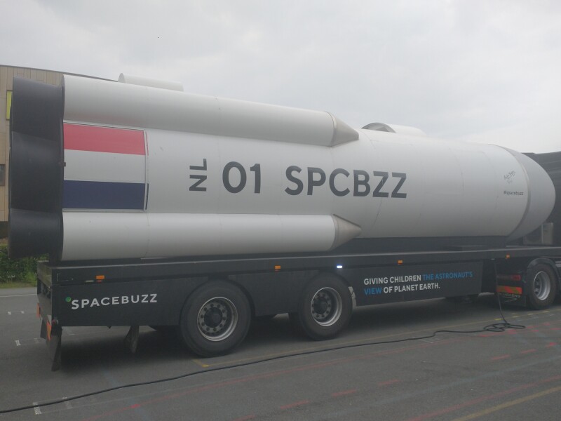 SpaceBuzz raket op school